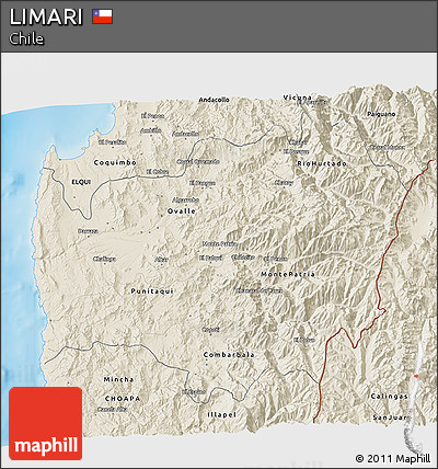 Shaded Relief 3D Map of LIMARI