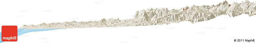 Shaded Relief Horizon Map of LIMARI