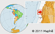 Political Location Map of LIMARI, highlighted country