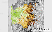Physical Map of LIMARI, desaturated