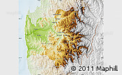 Physical Map of LIMARI, lighten