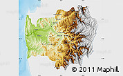Physical Map of LIMARI, single color outside