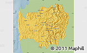 Savanna Style Map of LIMARI, single color outside