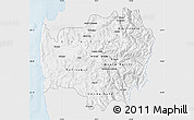 Silver Style Map of LIMARI, single color outside