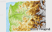 Physical 3D Map of Ovalle