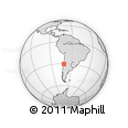 Outline Map of Ovalle