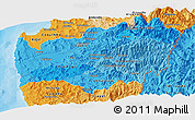 Political Shades Panoramic Map of LIMARI