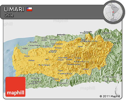Savanna Style Panoramic Map of LIMARI