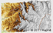 Physical 3D Map of Rio Hurtado