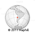 Outline Map of Rio Hurtado