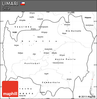 Blank Simple Map of LIMARI