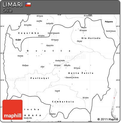 Blank Simple Map of LIMARI