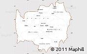 Classic Style Simple Map of LIMARI, cropped outside