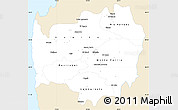 Classic Style Simple Map of LIMARI, single color outside
