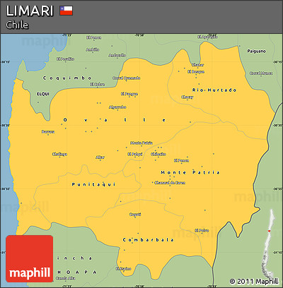 Savanna Style Simple Map of LIMARI