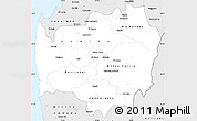Silver Style Simple Map of LIMARI