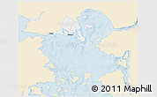 Classic Style 3D Map of Calbuco (Is.), single color outside