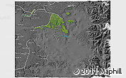 Satellite 3D Map of Calbuco (Is.), desaturated