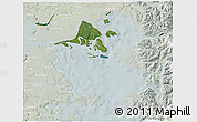 Satellite 3D Map of Calbuco (Is.), lighten