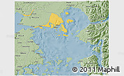 Savanna Style 3D Map of Calbuco (Is.)