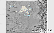 Shaded Relief 3D Map of Calbuco (Is.), darken, desaturated