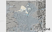 Shaded Relief 3D Map of Calbuco (Is.), darken, semi-desaturated