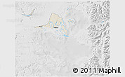 Shaded Relief 3D Map of Calbuco (Is.), lighten, desaturated