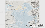 Shaded Relief 3D Map of Calbuco (Is.), semi-desaturated