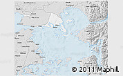 Silver Style 3D Map of Calbuco (Is.)