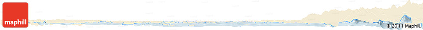 Classic Style Horizon Map of Calbuco (Is.), single color outside
