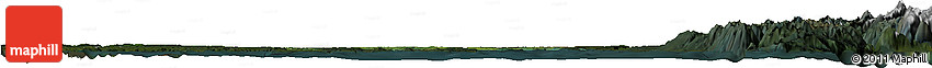 Satellite Horizon Map of Calbuco (Is.), darken