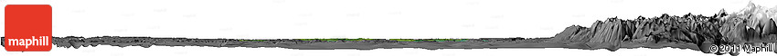 Satellite Horizon Map of Calbuco (Is.), desaturated