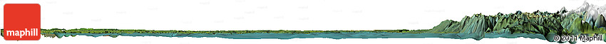 Satellite Horizon Map of Calbuco (Is.)