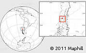 Blank Location Map of Calbuco (Is.)