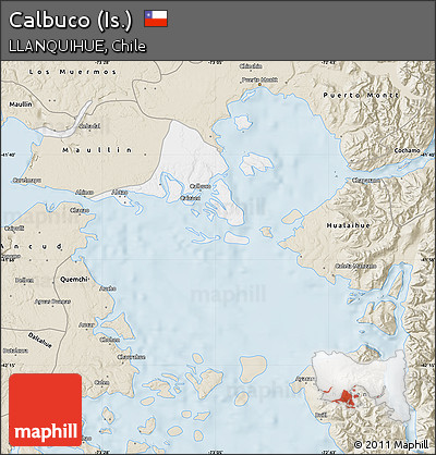 Classic Style Map of Calbuco (Is.)