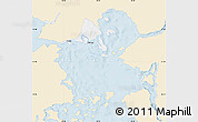 Classic Style Map of Calbuco (Is.), single color outside