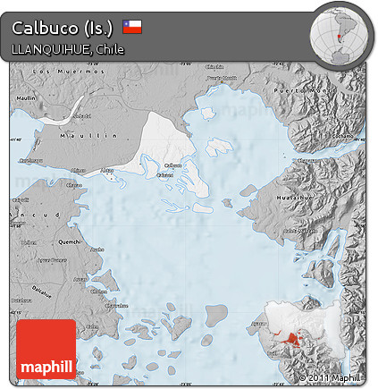 Gray Map of Calbuco (Is.)