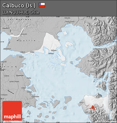 Gray Map of Calbuco (Is.)
