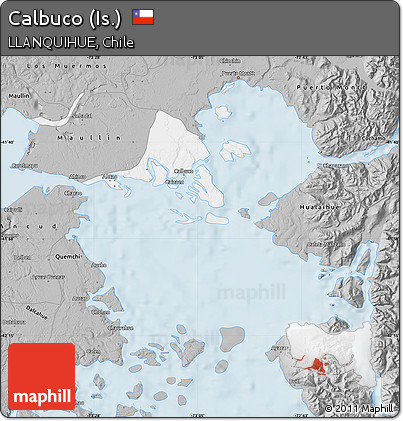 Gray Map of Calbuco (Is.)