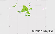 Physical Map of Calbuco (Is.), cropped outside