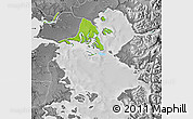 Physical Map of Calbuco (Is.), desaturated