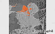 Political Map of Calbuco (Is.), darken, desaturated