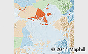 Political Map of Calbuco (Is.), lighten
