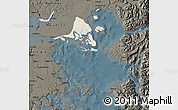 Shaded Relief Map of Calbuco (Is.), darken