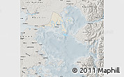 Shaded Relief Map of Calbuco (Is.), semi-desaturated