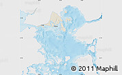 Shaded Relief Map of Calbuco (Is.), single color outside