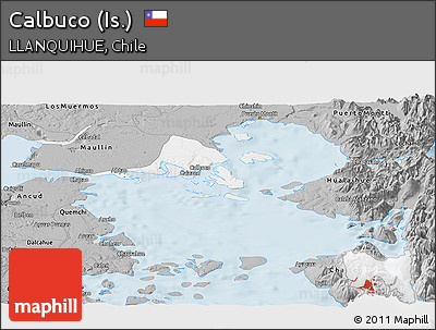 Gray Panoramic Map of Calbuco (Is.)