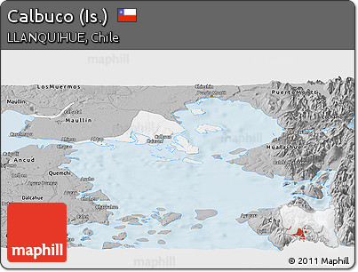 Gray Panoramic Map of Calbuco (Is.)