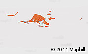 Political Panoramic Map of Calbuco (Is.), cropped outside