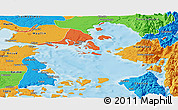 Political Panoramic Map of Calbuco (Is.)